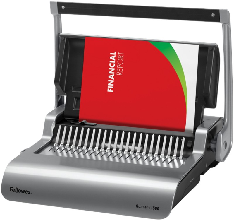 Thumbnail - Fellowes Quasar+ 500 Manuell CombBind Bindegerät 500 Blatt