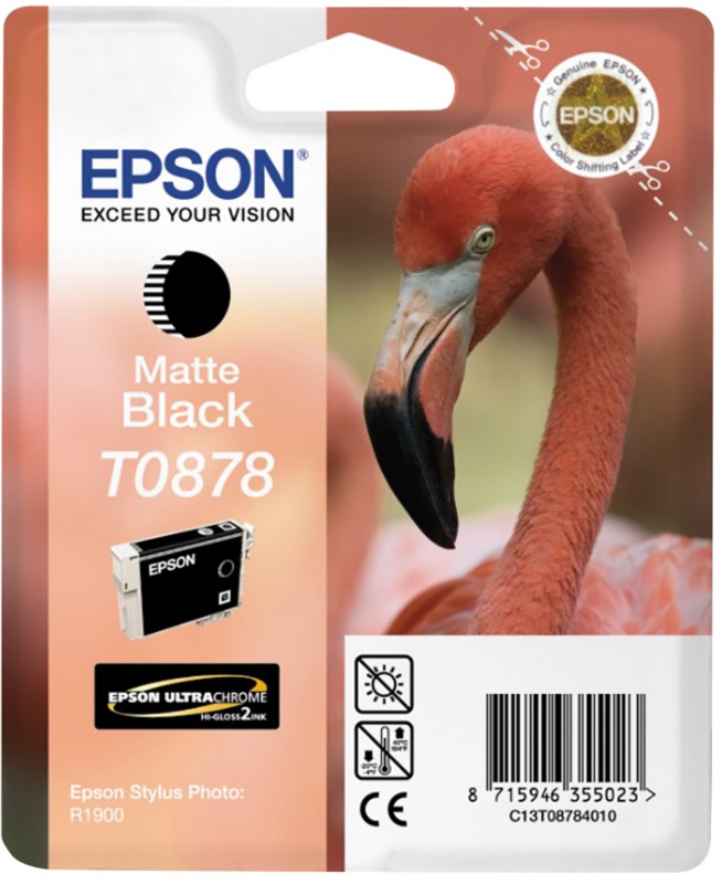 Epson T0878 Original Tintenpatrone C13T08784010 Mattschwarz