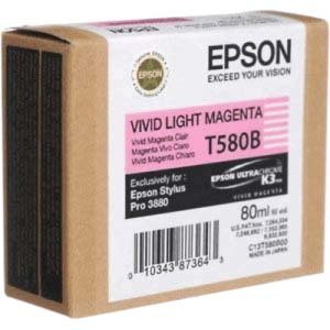 Thumbnail - Epson T580 Original Tintenpatrone C13T580B00 Vivid Hell Magenta