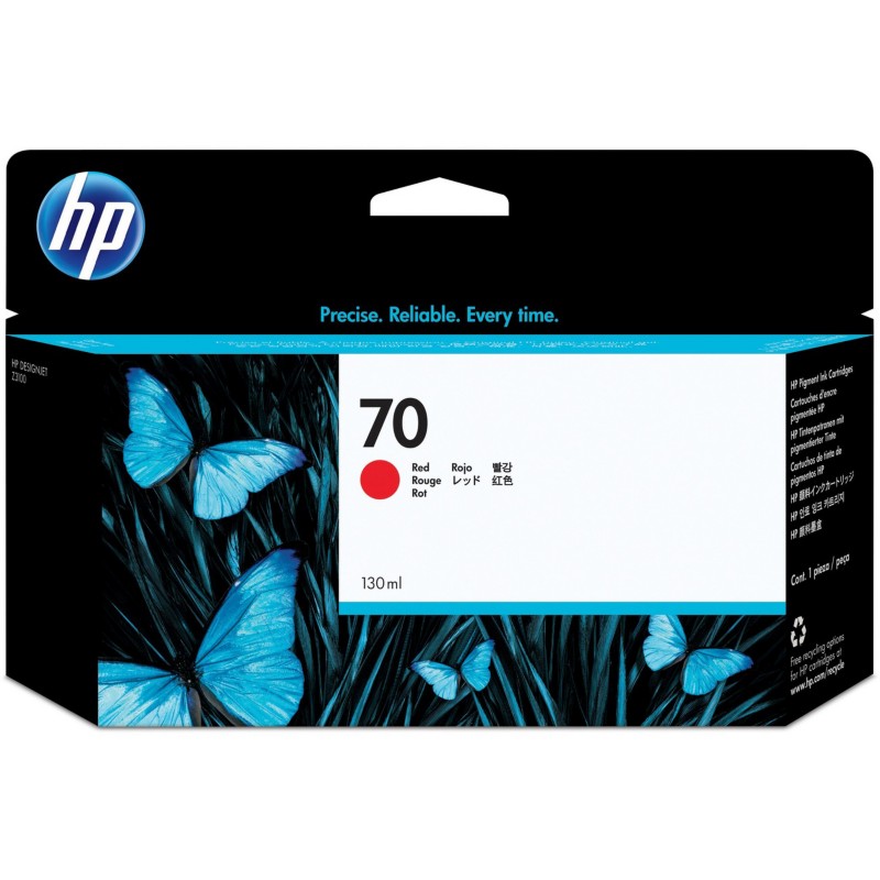 Thumbnail - HP 70 Original Tintenpatrone C9456A Rot