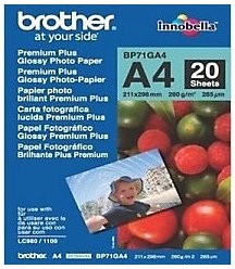 Image of Brother Inkjet Fotopapier BP71GA4 DIN A4 260 g/m² Weiß