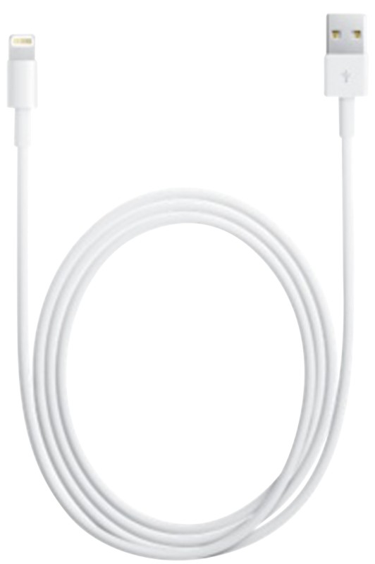 Thumbnail - Apple USB Lightning Kabel MD818ZM/A 1 x USB A Stecker auf 1 x Lightning Kabel Stecker Weiß