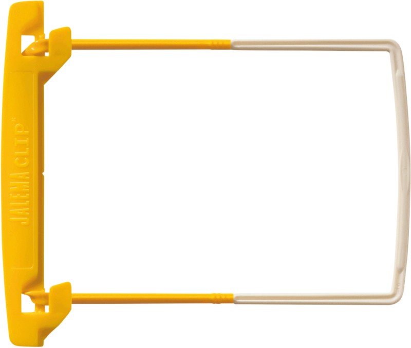 Thumbnail - Djois JalemaClip Abheftclip 5710200 Gelb, Weiß 10 Stück