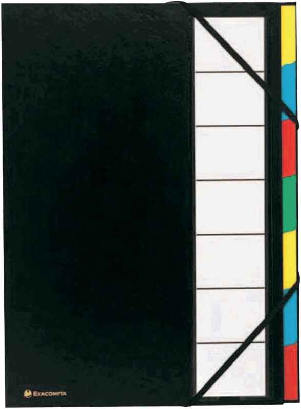Thumbnail - Exacompta Ordnungsmappe Ordonator 7/55321E, schwarz, 7-teilig, für A4