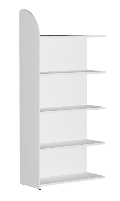 Kerkmann Dante Holz, Stahl Regalfeld 800 x 325 x 1.900 mm Weiß