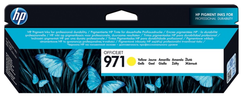 HP 971 Original Tintenpatrone CN624AE Gelb