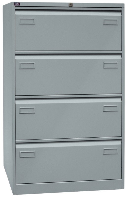 Bisley Light Hängeregistraturschrank Light Silber 800 x 622 x 1.321 mm