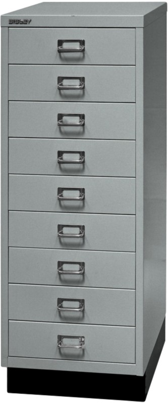 Bisley Schubladenschrank 9 Silber 349 x 432 x 940 mm