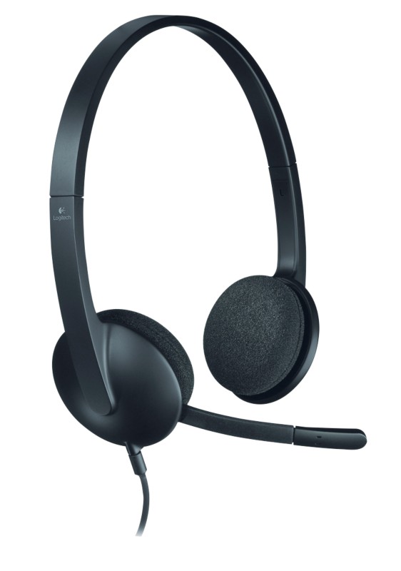 Thumbnail - Logitech Kabelgebundenes USB Headset H340 Kopfbügel mit Geräuschunterdrückung Mikrofon Schwarz