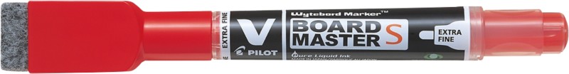 Thumbnail - Pilot V-Board Master S Whiteboard-Marker Rot Extra Fein Rundspitze 72% Recycelt