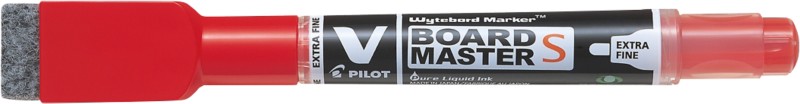 Pilot V-Board Master S Nein Whiteboard-Marker Rot Extra Fein Rundspitze 1,3 mm