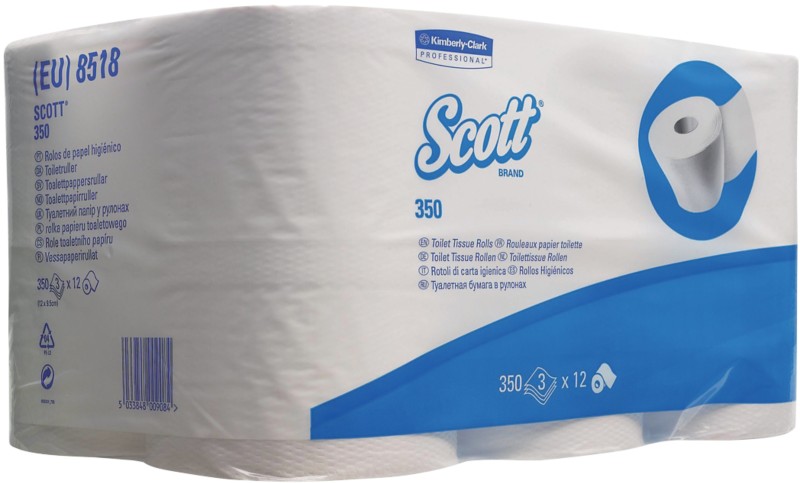 Scott Control Toilettenpapier 3-lagig 8518 36 Rollen à 350 Blatt