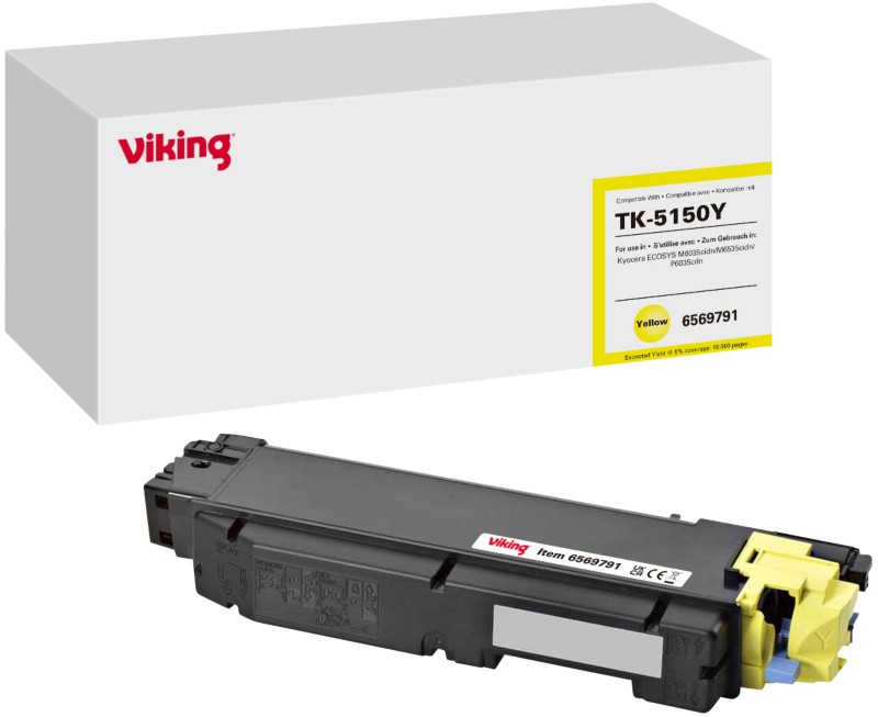 Viking TK-5150Y Kompatibel Kyocera Tonerkartusche Gelb