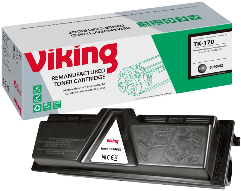 Viking TK-170 Kompatibel Kyocera Tonerkartusche Schwarz