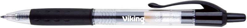 Viking Gelschreiber GRRBF0.5 0.5 mm Schwarz