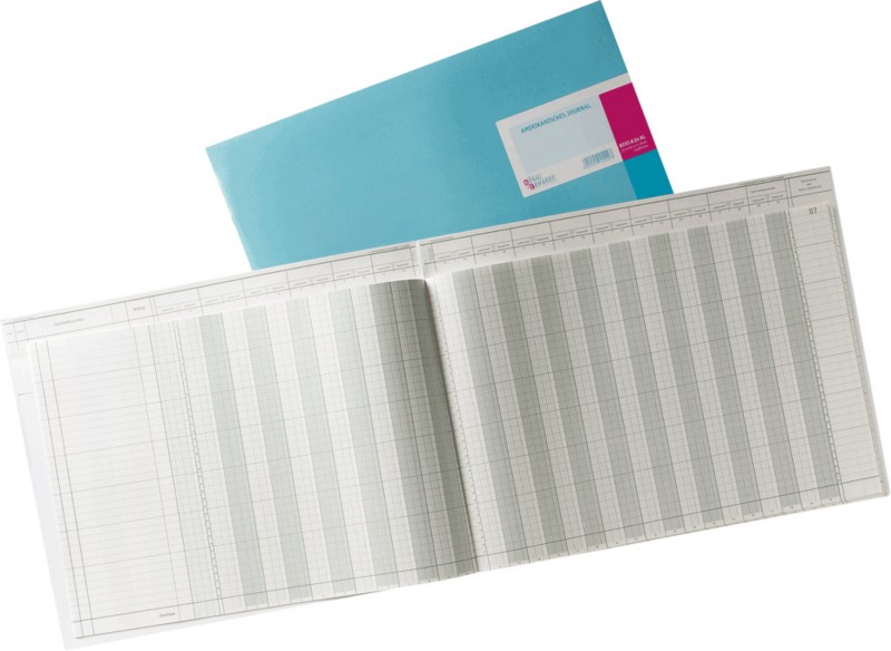 K+E Amerikanische Journale/8617701-8320K48KL, hellblau, 530x332mm, Inh. 48 Blatt