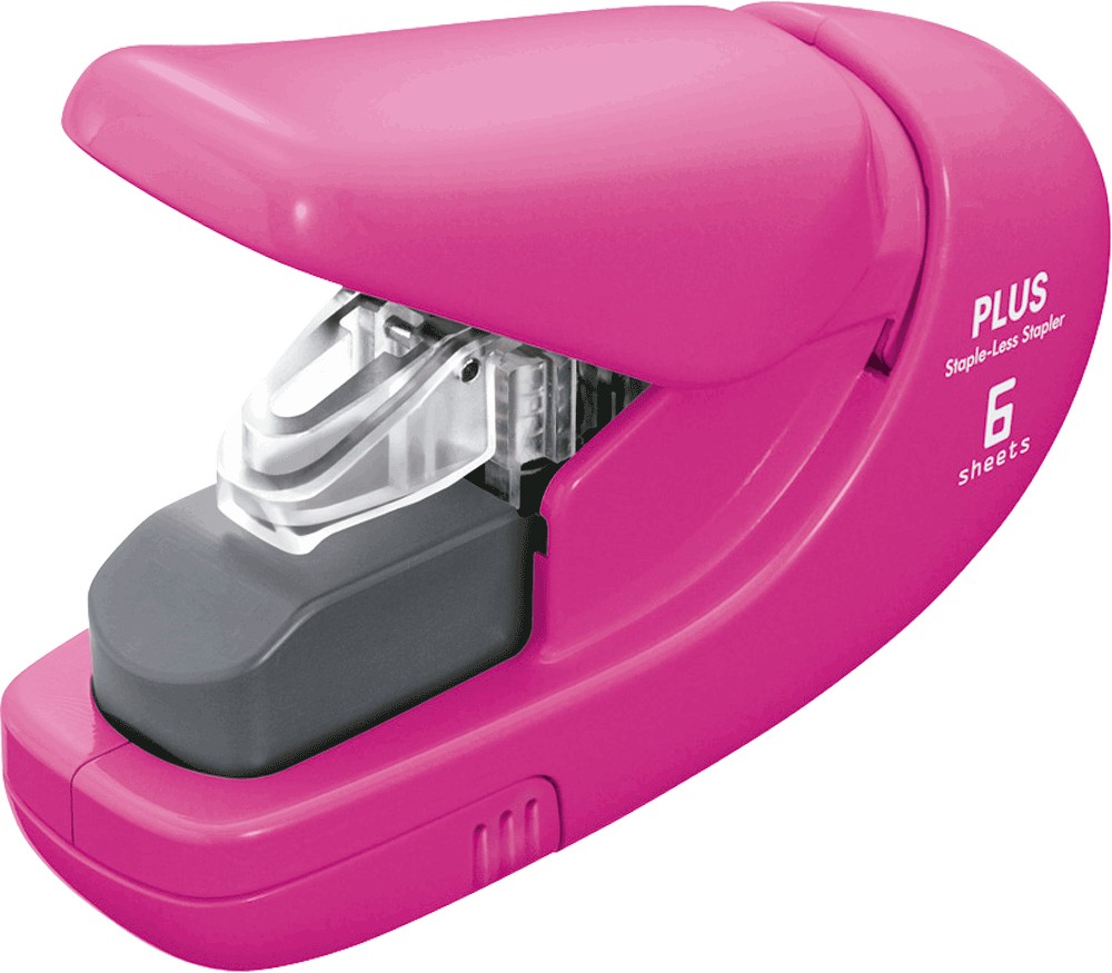 PLUS Heftgerät 31148 5 Blatt Pink