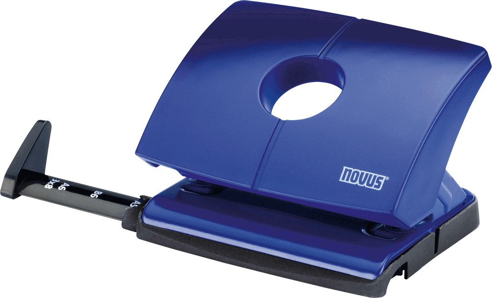 Novus Locher B216 Blau 16 Blatt 2-fach Lochung