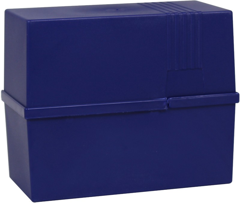 M&M Karteikasten A6 / 66060301SP, schwarz, DIN A6/160x80x128mm