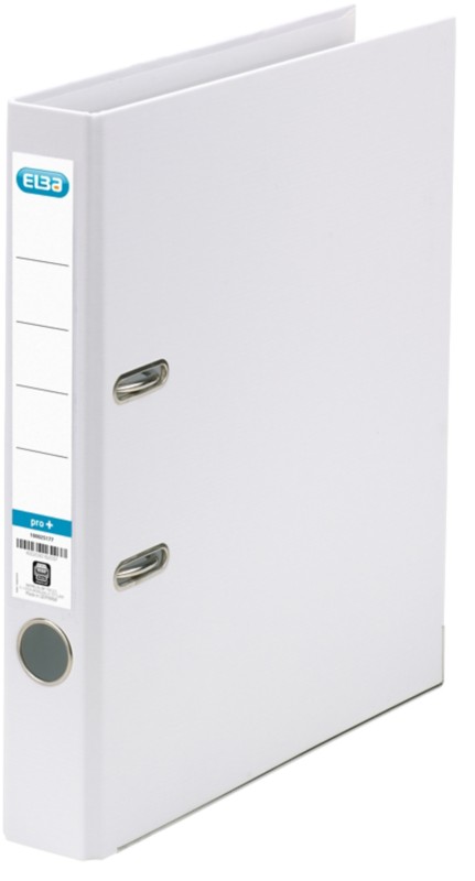 ELBA Smart Pro+ Schmal Ordner DIN A4 50 mm Weiß 2 Ringe PP (Polypropylen) Hochformat