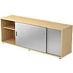 Hammerbacher Sideboard V1758S Ahorn, Silber 1.600 x 400 x 596 mm