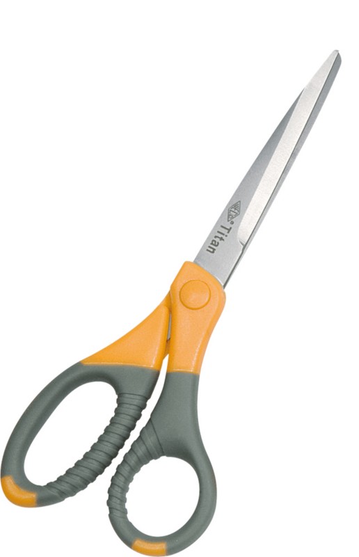 WEDO Schere 9857 Grau, Gelb 180 mm