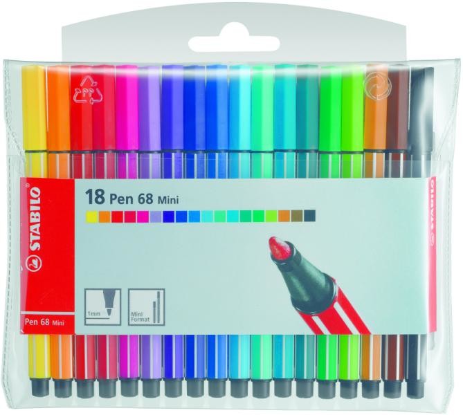 Stabilo Pen 68, Fasermaler/68-16, smaragdgrün hell, 1 mm
