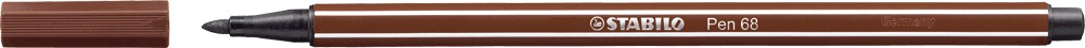 STABILO Filzstift Pen 68 1 mm Braun