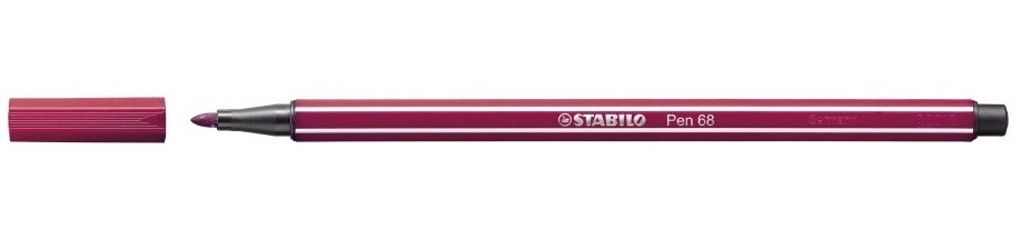 Stabilo Pen 68, Fasermaler/68-19, purpur, 1 mm