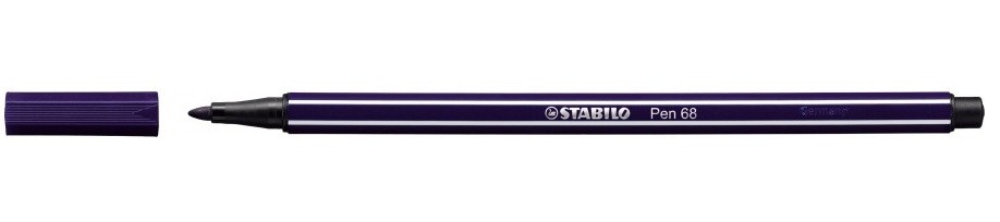Stabilo Pen 68, Fasermaler/68-22, preußischblau, 1 mm