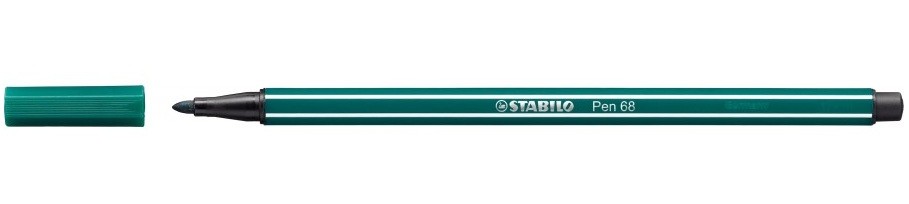 Stabilo Pen 68, Fasermaler/68-53, blaugrün, 1 mm