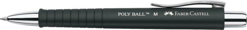 Faber-Castell Poly Ball Einziehbar Kugelschreiber Blau 0,4 mm Mittel Nachfüllbar