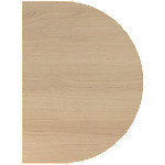 Hammerbacher Erweiterungsplatte VLA60 Eiche, Weiß 600 x 600 x 720 mm
