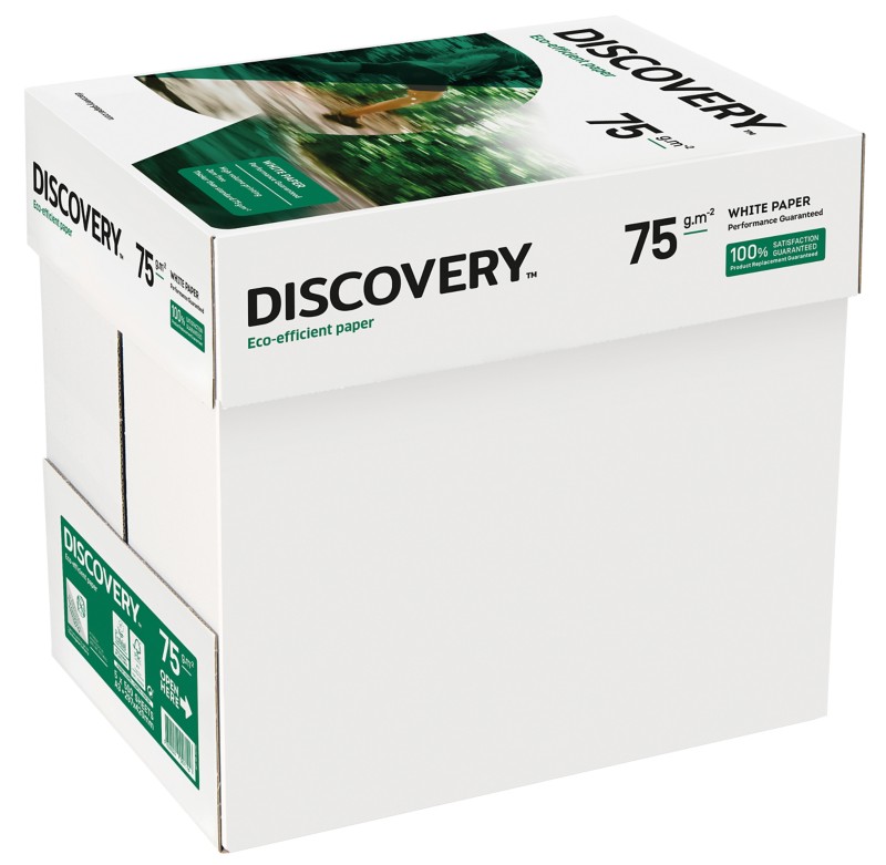 Discovery Eco-efficient DIN A4 Druckerpapier Weiß 75 g/m² Glatt 2500 Blatt