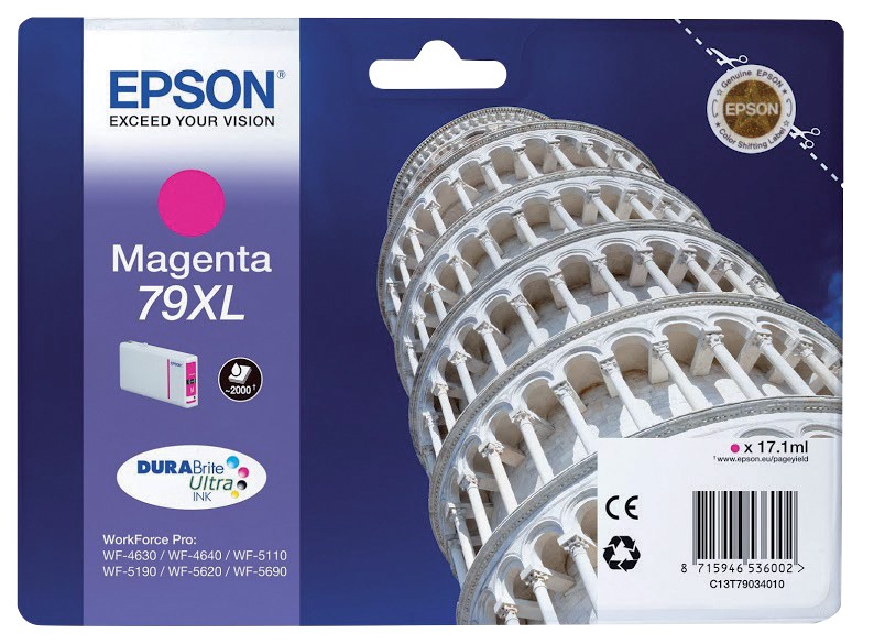 Epson 79XL Original Tintenpatrone C13T79034010 Magenta