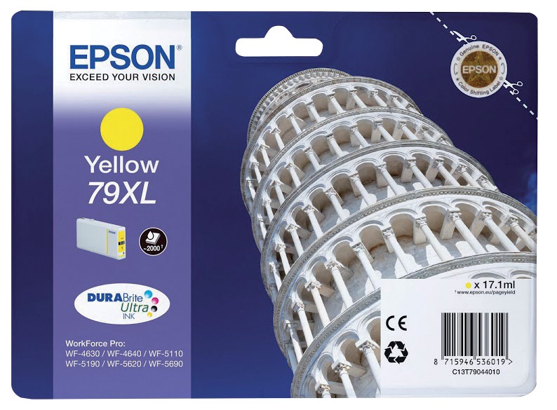 Epson 79XL Original Tintenpatrone C13T79044010 Gelb