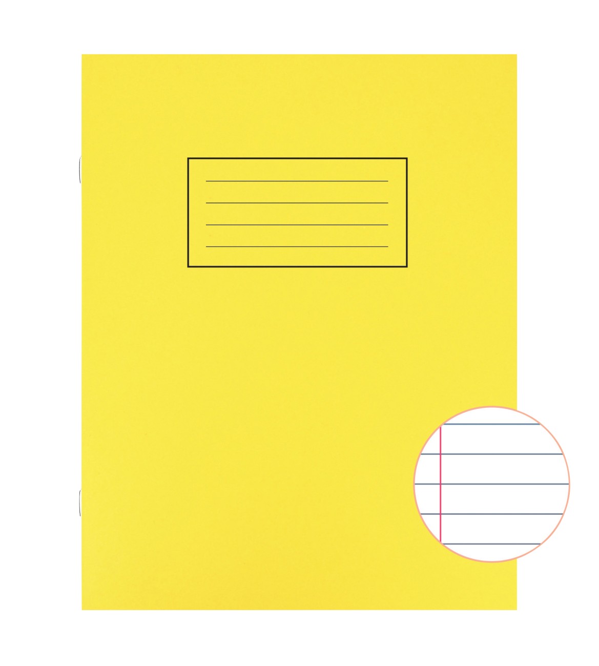 Silvine Exercise Book 229 Mm X 178 Mm Ruled Side Bound Manila Soft Cover Yellow 80 Pages 40 Sheets Pack Of 10