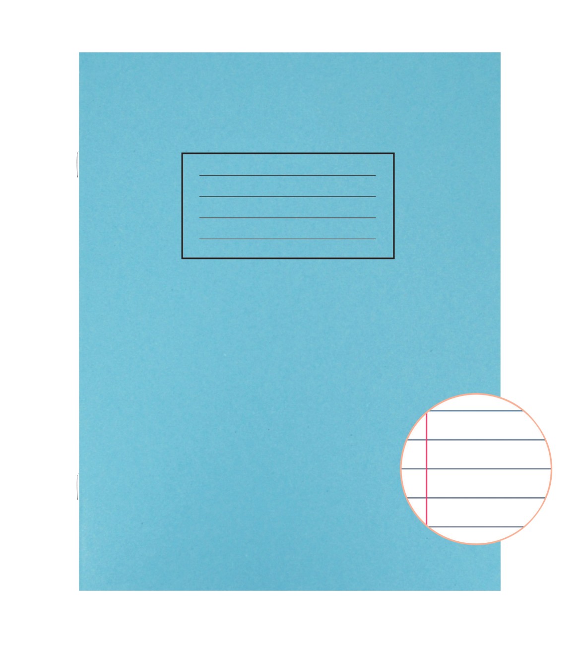 Silvine Exercise Book 229 Mm X 178 Mm Ruled Side Bound Manila Soft Cover Blue 80 Pages 40 Sheets Pack Of 10