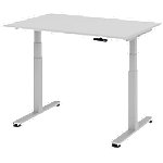 Hammerbacher Sitz-Stehschreibtisch XDSM Lichtgrau 1.200 x 800 x 635 mm