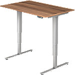 Hammerbacher Sitz-Stehschreibtisch XDSM Zwetschge 1.200 x 800 x 635 mm
