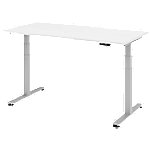 Hammerbacher Sitz-Stehschreibtisch XDSM Weiß 1.600 x 800 x 635 mm