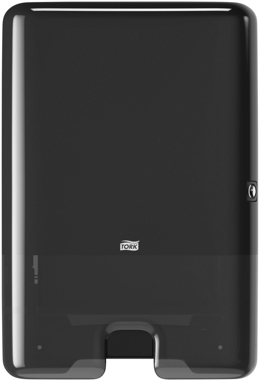 Tork Xpress Towel Dispenser Black Hygienic Efficient Slim Design - Image 3
