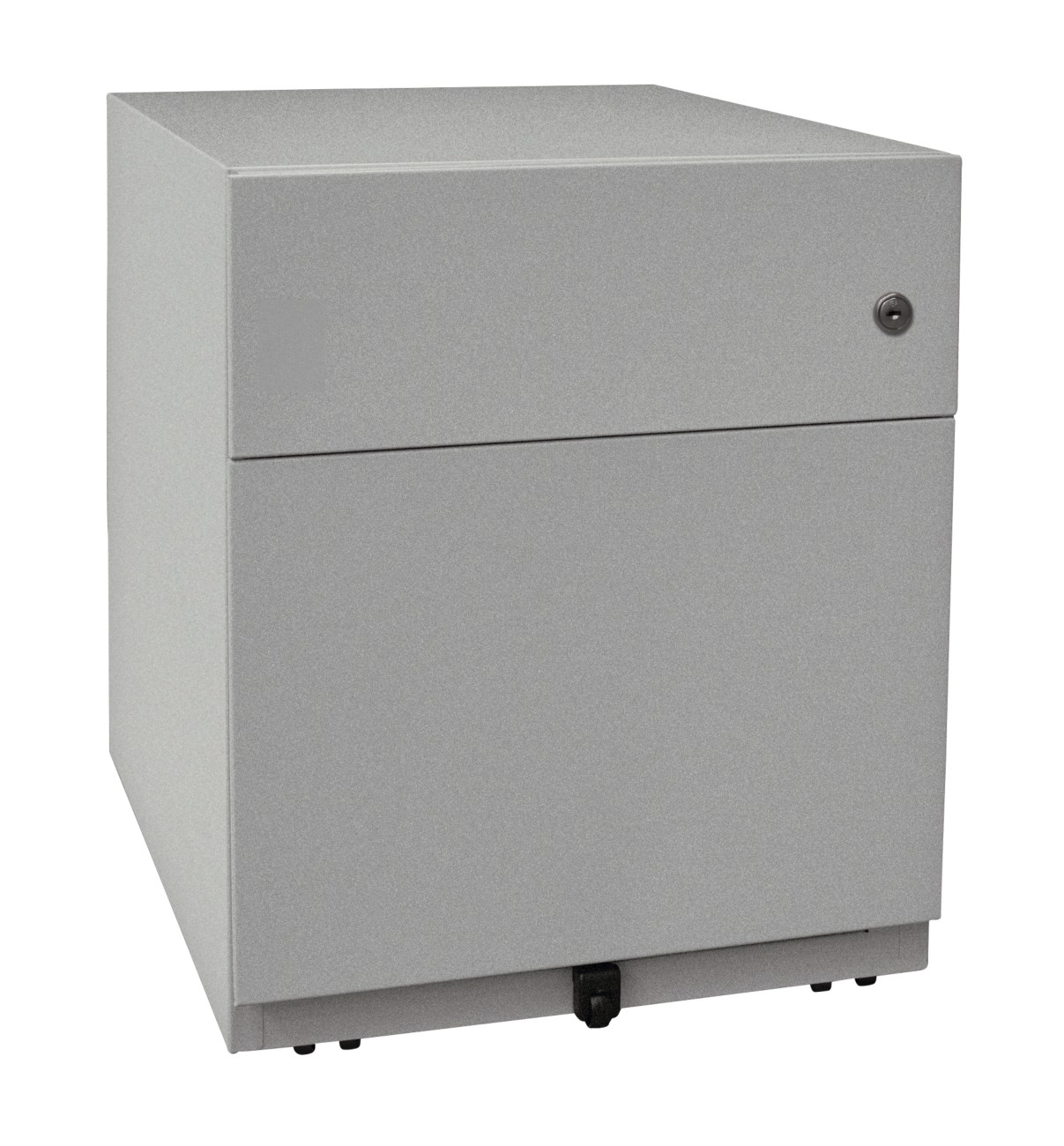 Thumbnail - Bisley Rollcontainer Note 2 Schubladen Silber 420 x 565 x 495 mm