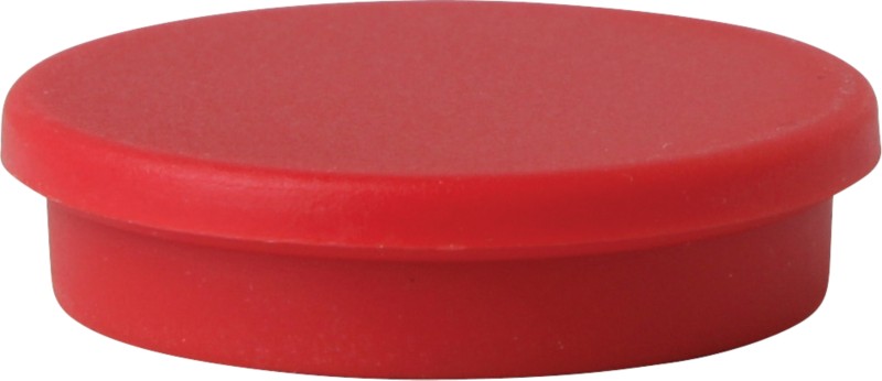 Viking Whiteboard-Magnete Rot 2 kg Tragfähigkeit 30 mm 10 Stück