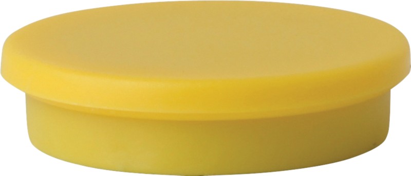 Viking Whiteboard-Magnete Gelb 2 kg Tragfähigkeit 30 mm 10 Stück