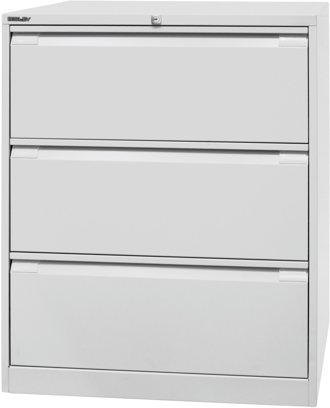Bisley Hängeregistraturschrank Original 3 Schübe Lichtgrau 800 x 622 x 1.016 mm
