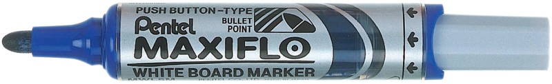 Pentel Maxiflo Whiteboard-Marker Mittel Rundspitze Blau