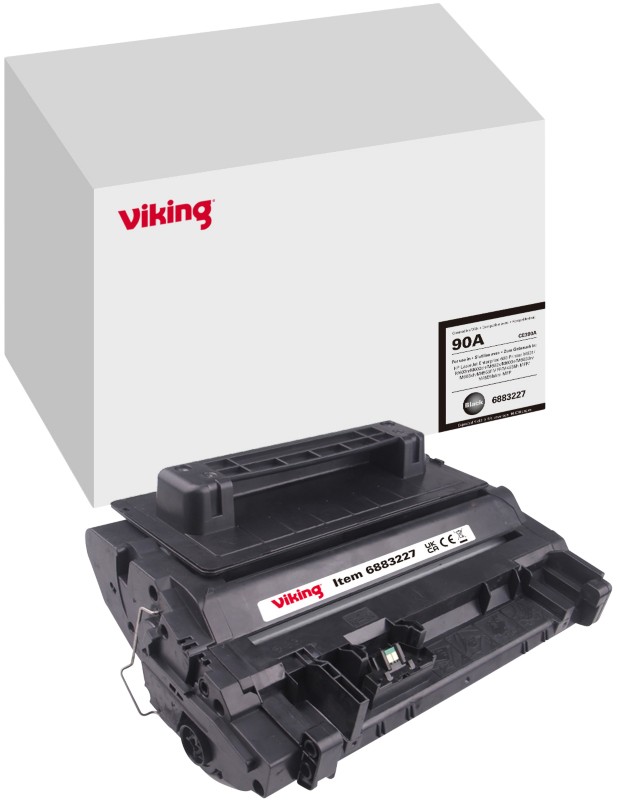 Viking 90A Kompatibel HP Tonerkartusche CE390A Schwarz