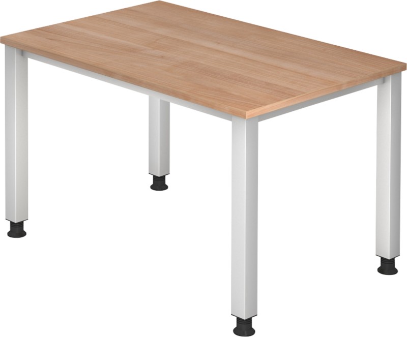 Hammerbacher Schreibtisch Q Serie Walnuss 1.200 x 685 mm