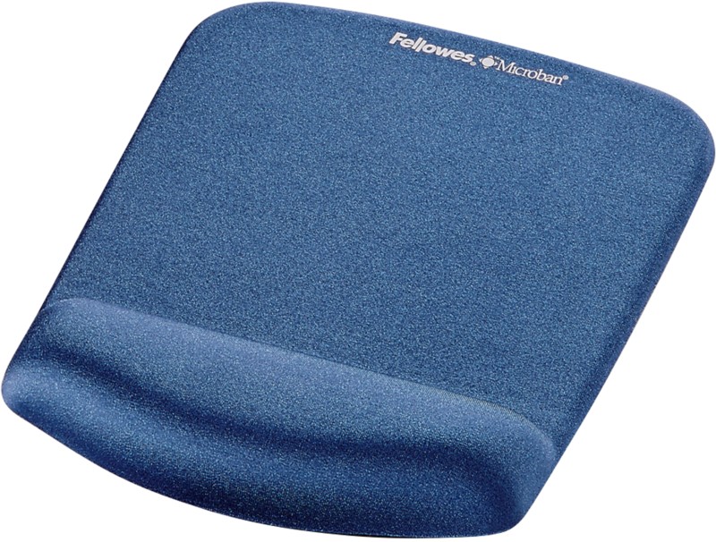 Fellowes Handgelenkauflage mit Mauspad Plush Touch? Blau